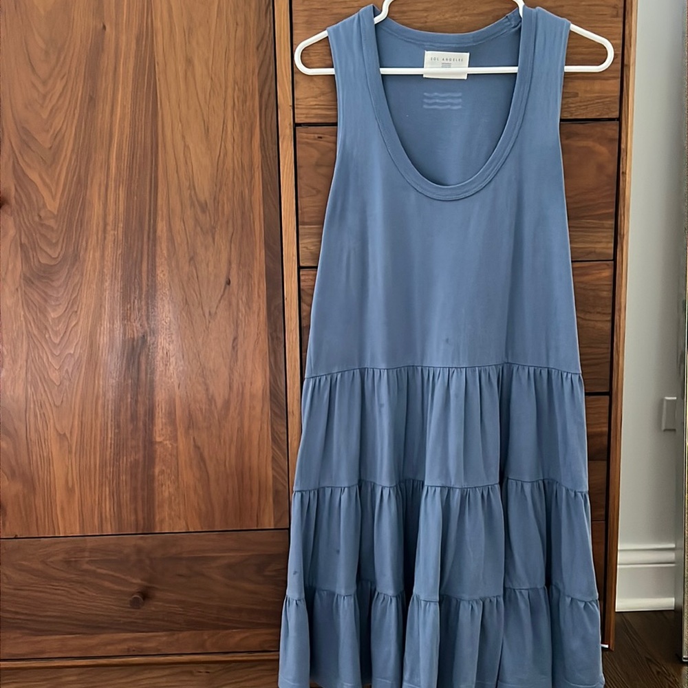 Sol Los Angeles loose three tier dress